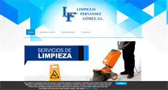Desktop Screenshot of limpiezasfernandezgomez.com